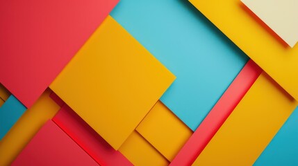 Abstract geometric square illustration colorful background.
