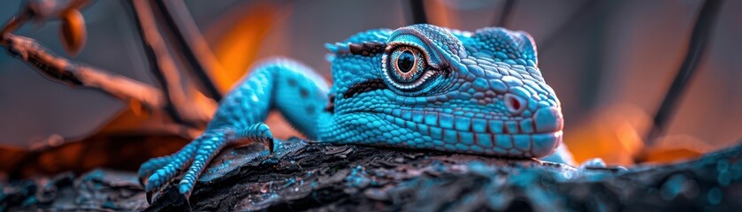 Obraz premium Rare species of animals in their natural habitat, highlighting the importance of biodiversity, Realism, Cool tones, Photography