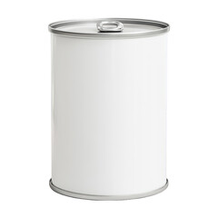 Blank White Soup Can On Transparent Png Background For Canned Food Mockup . Generative ai
