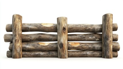 Obraz premium Rustic Wooden Fence 2