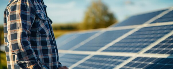 Handson solar tech lesson in a classroom, demonstrating interactive education, side view, highlighting renewable energy learning, advanced tone, vivid colors, copy space for text