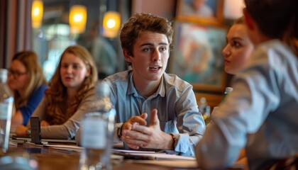 Public speaking workshop participants practicing speeches interactive learning environment