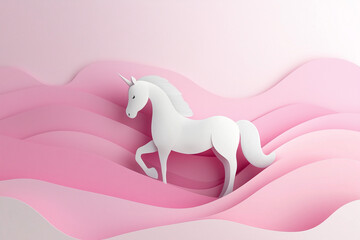 Beautiful Colorful Cute Horse Design