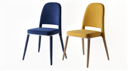 Fototapeta premium isolated on transpareset of chairs isolated on transparent png.nt png.