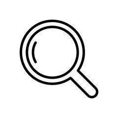 magnifier, magnifying glass icon symbol vector template