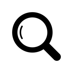 magnifier, magnifying glass icon symbol vector template