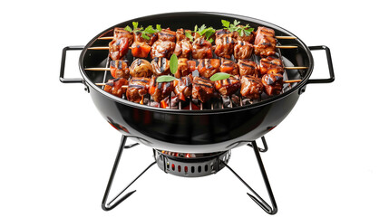Barbecue grill isolated on transparent background
