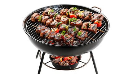 Barbecue grill isolated on transparent background