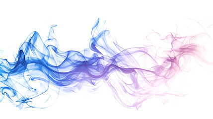 Obraz premium Colorful sound waves isolated on transparent background