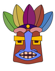Hawaiian masks that are beautiful and fascinating