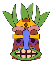 Hawaiian masks that are beautiful and fascinating