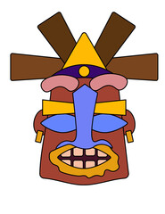 Hawaiian masks that are beautiful and fascinating