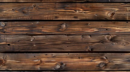 Naklejka premium Close up top view of aged wooden planks