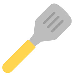 Spatula Icon in Flat Style