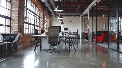 Modern workspace with a focus on technology and efficiency