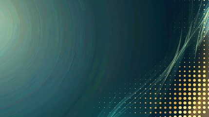 Obraz premium Elegant Corporate Presentation on a Teal and Gold Gradient Background with a Modern Raw Style for Business Pitch and Strategy Sessions.