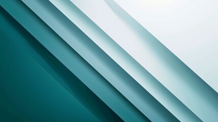Obraz premium Elegant Corporate Presentation on a Teal and White Gradient Background, Professional Business Style with Minimalist Aesthetics Reflecting Modern Office Trends, Ideal for Business Meetings