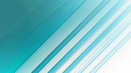 Fototapeta premium Stylish Corporate Presentation on a Turquoise and White Gradient Background, Raw Aesthetic for Modern Business Slides, 16:9 Aspect Ratio