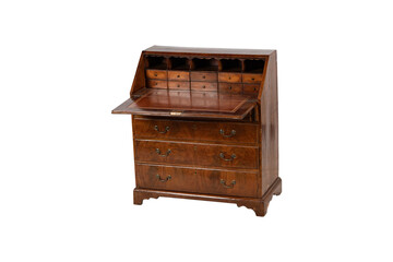 wooden cabinet isolated