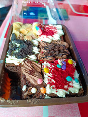cake with sprinkles