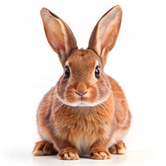 rabbit isolated on white, bunny, isolated, white, pet, mammal, fur, fluffy, hare, pets, easter, brown, cute, furry, small, rodent, animals