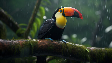 Obraz premium toucan on a branch