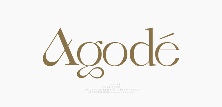 Beauty Luxury font alphabet logo. Typography beautiful fashion elegant classic letters serif italic fonts decorative wedding vintage retro logos. vector illustration