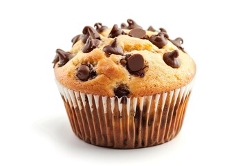Muffin isolated on a white background