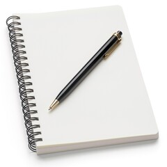 Notebook isolated on a white background