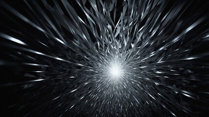 Obraz premium white glowing triangles abstract background backdrop design copy space illustration art