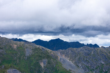Hatcher Pass Mountain Ranges in Palmer Alaska