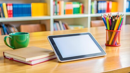 The Digital Gateway to Uncharted Horizons: A Tablet as a Portal to New Opportunities and Knowledge  AI generated