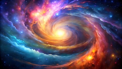 Cosmic Nebula Dreamscape  generative AI