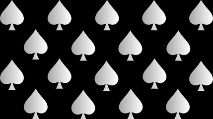 Seamless pattern with spades 