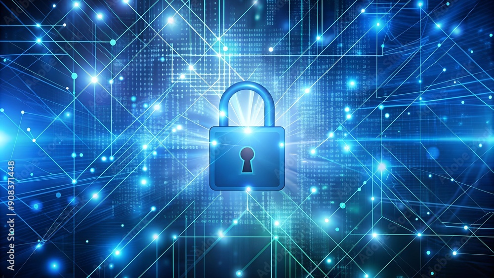 Poster data privacy: protecting sensitive information ai generated