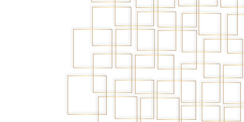 golden and gray vector futuristic tech glow and shinning line simple modern abstract background. Modern lines pattern futuristic technology concept banner for cover, poster, presentation.