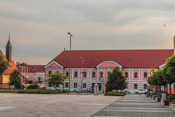 Baroque town of Varazdin square view, northern Croatia Varazdin Croatia 10.07.24