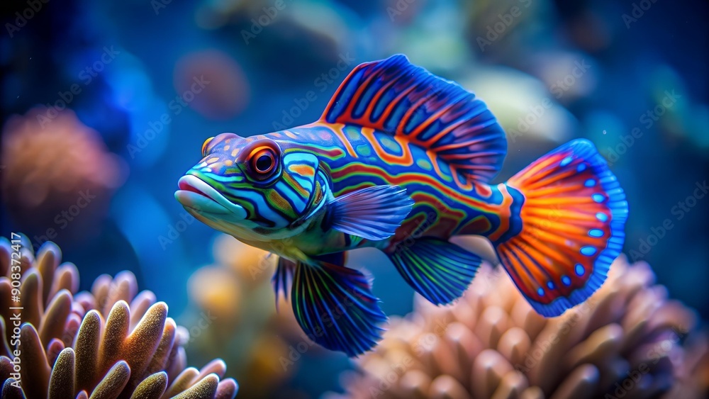 Poster mandarin fish in the blue: a dive into the unknown generative ai