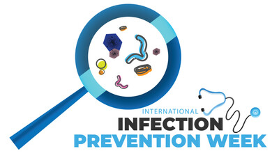 International Infection Prevention Week. background, banner, card, poster, template. Vector illustration.