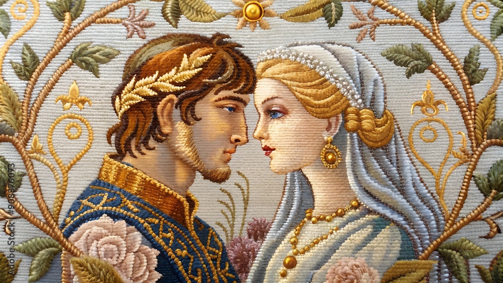 Poster whispers of time: a tapestry of love and memory generative ai