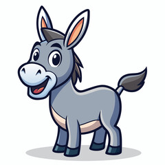 silhouette of a donkey, donkey vector illustration, animal vector art, donkey silhouette, pet vector icon, eps, donkey cartoon