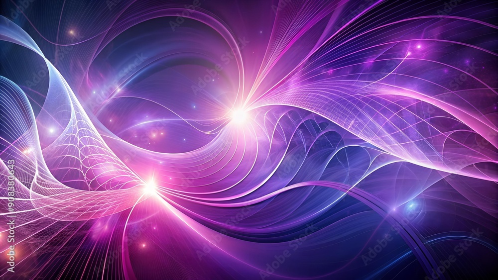 Poster quantum entanglement: a tapestry of interconnected particles ai generated