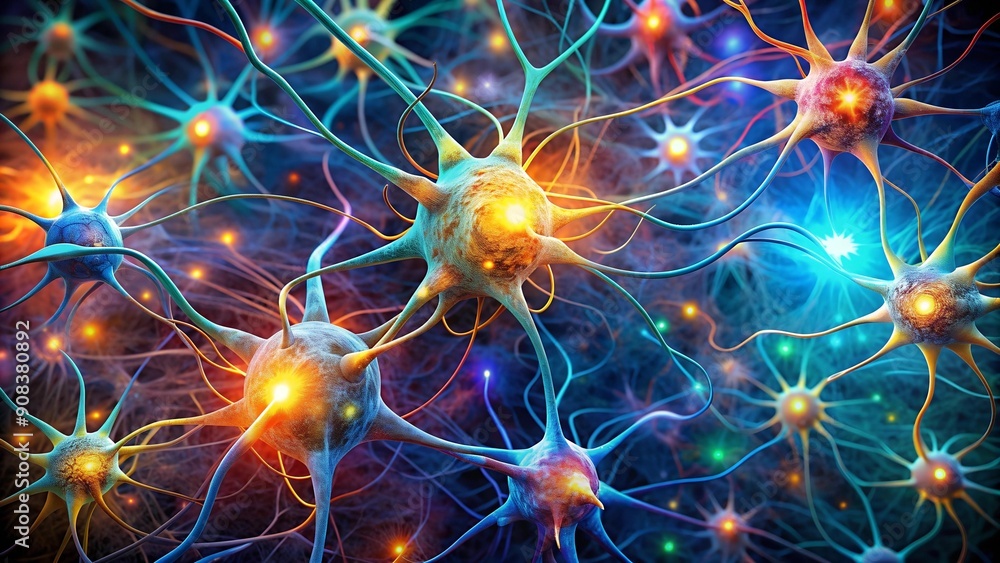 Aufkleber synaptic symphony: a tapestry of memory and thought ai generated