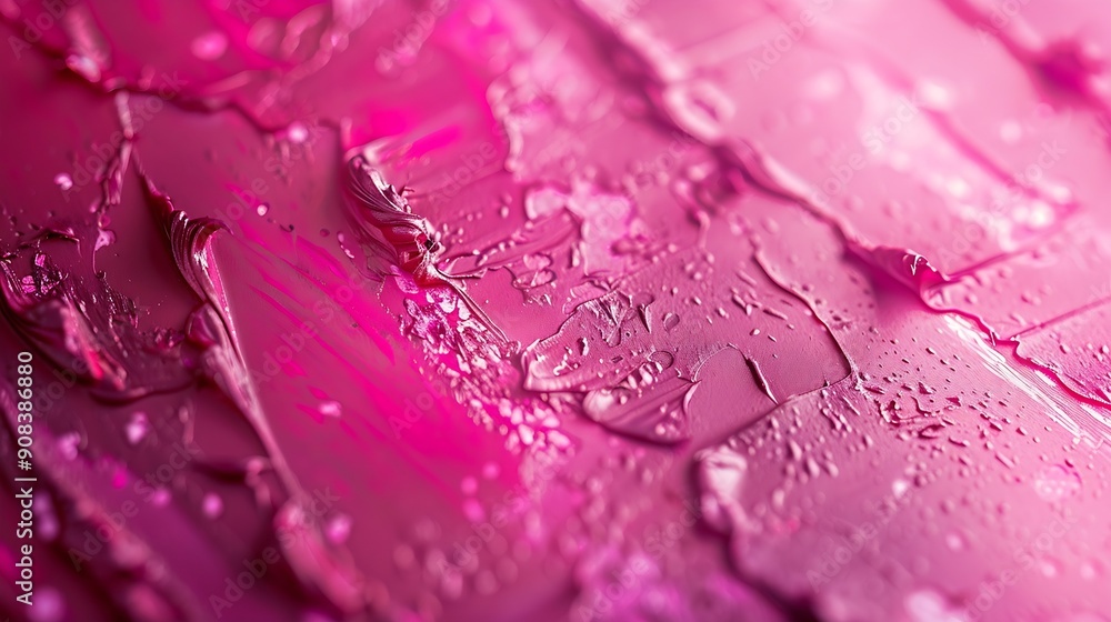 Poster Abstract viva magenta painted texture as background with copy space Shiny pattern in trendy color 2023 year Viva Magenta Vintage blank backdrop : Generative AI