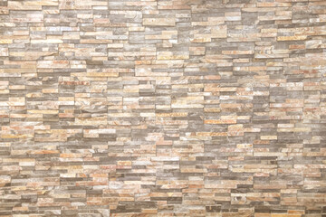 Seamless patterns of brick wall brown black white light background