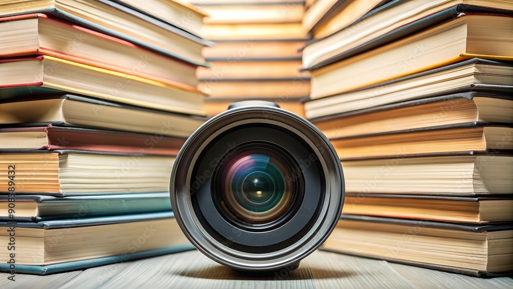 Poster the digital lens: a gateway to the future of knowledge ai generated