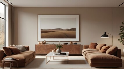 neutral tone environment, well decorated