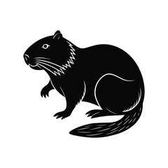 beaver ranging silhouette