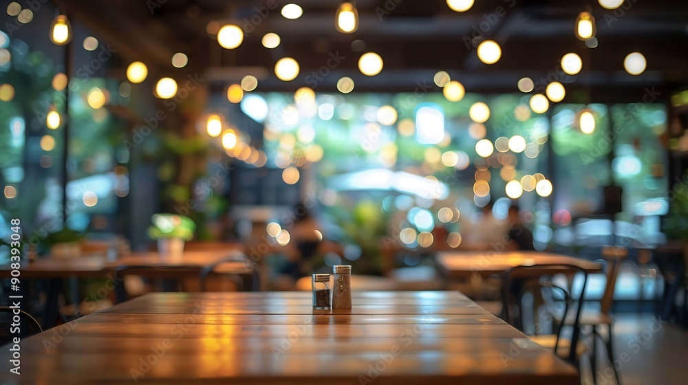 Poster blur thai style interior restaurantbackground blurred couter coffee bar resturant cafe cafe blurred 