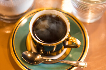 香り高いホットコーヒー